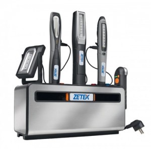 KB900 CHARGING BOX CON PARETI MAGNETICHE IN ACCIAIO INOX E 5 PRESE SCHUKO ZETEK Dinamitek 2