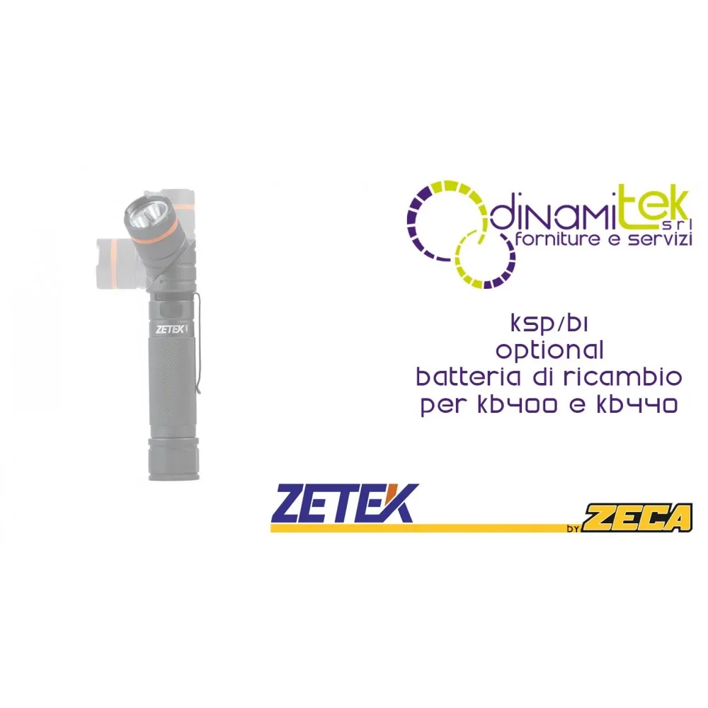 KSP/B1 BATTERIA DI RICAMBIO PER KB400 E KB440 ZETEK Dinamitek 1