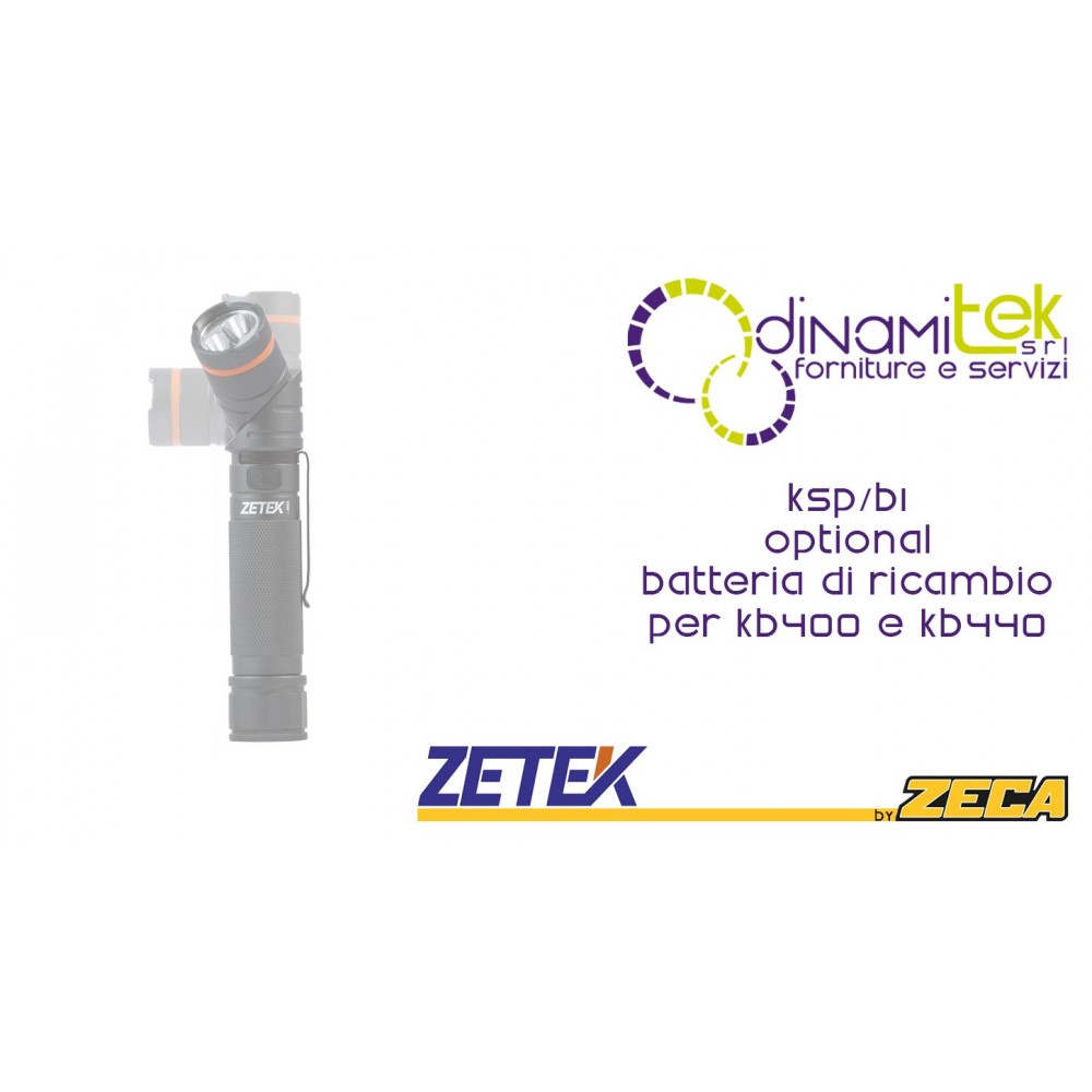 KSP/B1 BATTERIA DI RICAMBIO PER KB400 E KB440 ZETEK Dinamitek 1