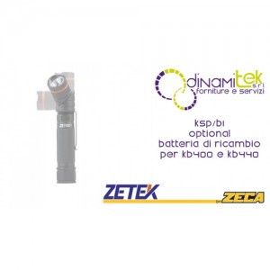 ZETEK KSP-B1 OPTIONAL BATTERIA RICAMBIO KB400-KB440 Dinamitek 1