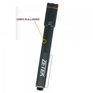 KTL040 TORCIA A LED TRUE COLOR 1W, IN ALLUMINIO, CON ZOOM ZETEK Dinamitek 2