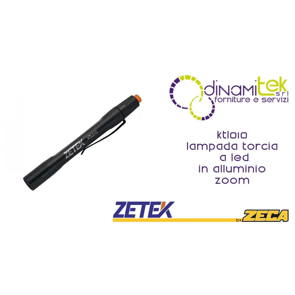 ZETEK KTL010 LAMPADA TORCIA LED Dinamitek 1