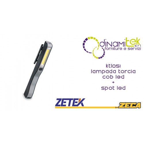 KTL051 LAMPADA CON COB LED 3W+1W SPOT LED ZETEK Dinamitek 1
