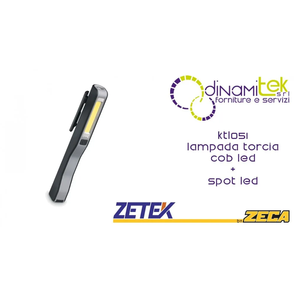 KTL051 LAMPADA CON COB LED 3W+1W SPOT LED ZETEK Dinamitek 1