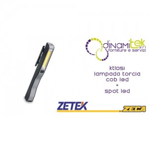 KTL051 LAMPADA CON COB LED 3W+1W SPOT LED ZETEK Dinamitek 1