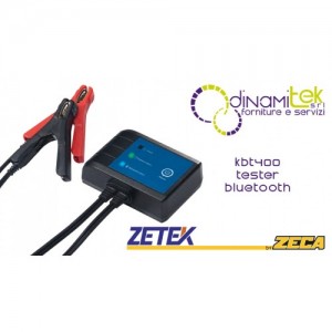 KBT400 TESTER LAMPADA BLUETOOTH (6V-12V) E ALTERNATORE (12-24V) ZETEK Dinamitek 1