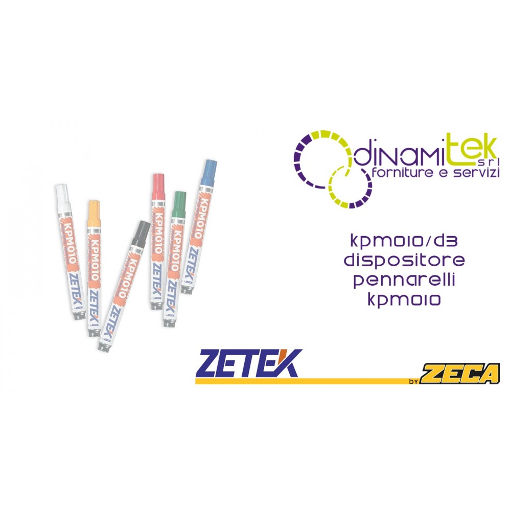 KPM010D3 ORGANIZER PENNARELLI 3 SCOMPARTI,36 SPAZI VUOTO ZETEK Dinamitek 1