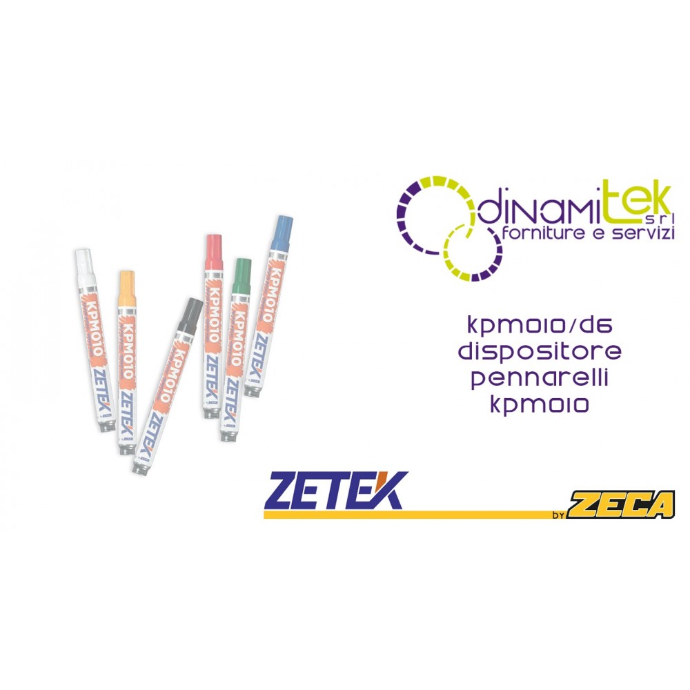 KPM010D6 ORGANIZER PENNARELLI 6 SCOMPARTI,72 SPAZI VUOTO ZETEK Dinamitek 1