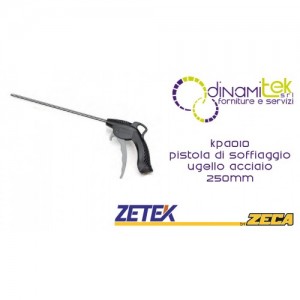 KPA010 PISTOLA DI SOFFIAGGIO, LUNGHEZZA 250mm,UGELLO IN ACCIAIO ZETEK Dinamitek 1