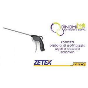 KPA015 PISTOLA DI SOFFIAGGIO, LUNGHEZZA 215-310 mm (ESTENSIBILE), UGELLO IN GOMMA ZETEK Dinamitek 1
