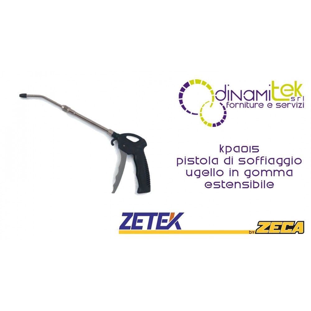 KPA020 PISTOLA DI SOFFIAGGIO, LUNGHEZZA 500mm, UGELLO IN ACCIAIO ZETEK Dinamitek 1