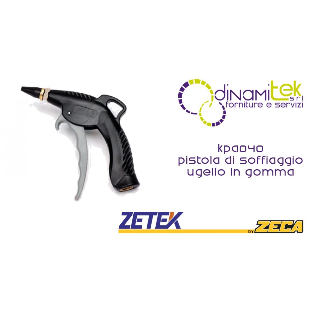 KPA040 PISTOLA DI SOFFIAGGIO CONUGELLO IN GOMMA ZETEK Dinamitek 1