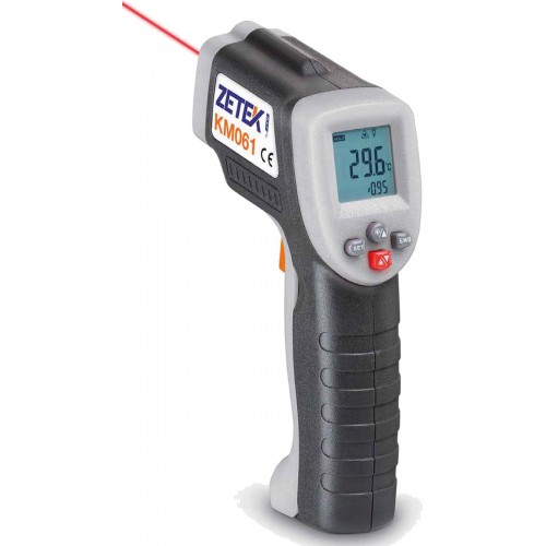KM061 TERMOMETRO AD INFRAROSSI (IR range -50°C +550°C) ZETEK Dinamitek 2