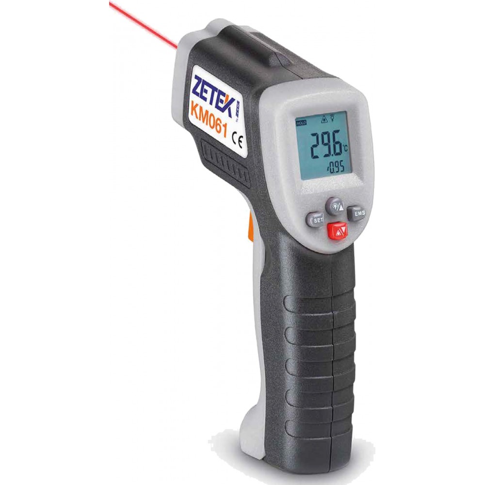 KM061 TERMOMETRO AD INFRAROSSI (IR range -50°C +550°C) ZETEK Dinamitek 2