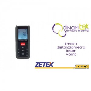 KM074 DISTANZIOMETRO LASER 40mt ZETEK Dinamitek 1