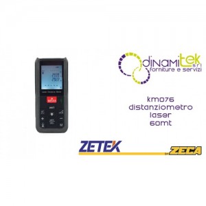 KM076 DISTANZIOMETRO LASER 60mt ZETEK Dinamitek 1