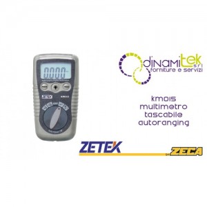 KM015 MULTIMETRO TASCABILE AUTORANGING ZETEK Dinamitek 1