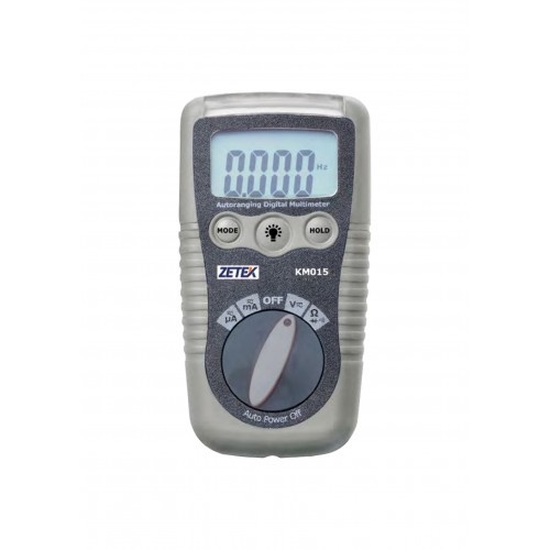 KM015 MULTIMETRO TASCABILE AUTORANGING ZETEK Dinamitek 2