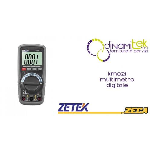 KM021 MULTIMETRO DIGITALE AUTORANGING ZETEK Dinamitek 1