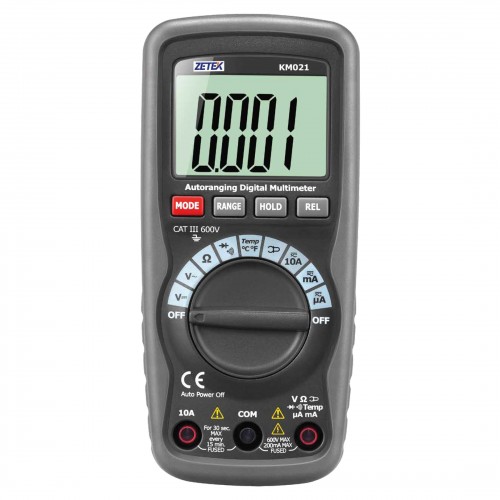 KM021 MULTIMETRO DIGITALE AUTORANGING ZETEK Dinamitek 2