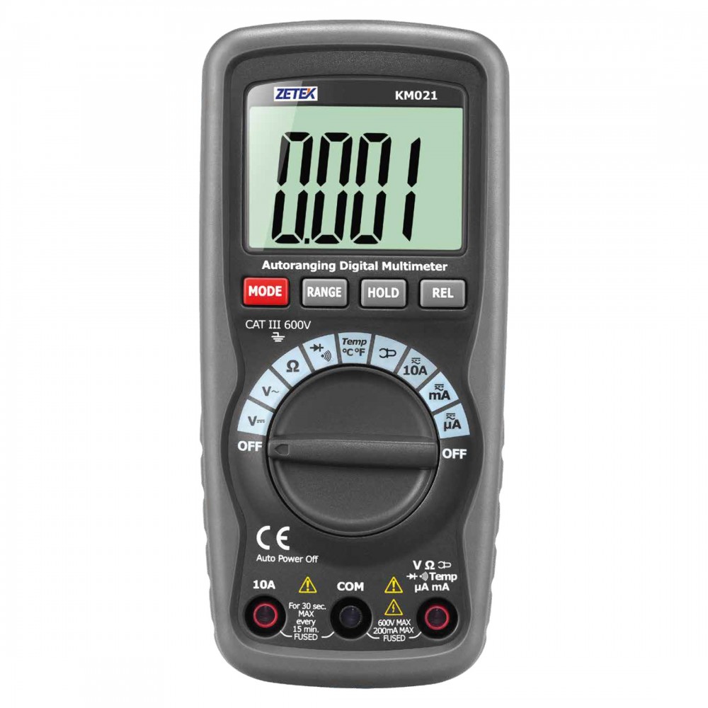 KM021 MULTIMETRO DIGITALE AUTORANGING ZETEK Dinamitek 2