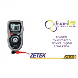 KM025 MULTIMETRO SMART DIGITAL-TRUE RSM ZETEK Dinamitek 1