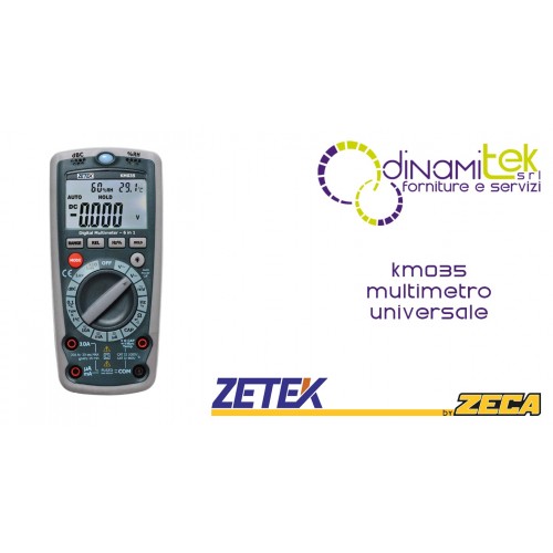 KM035 MULTIMETRO UNIVERSALE ZETEK Dinamitek 1