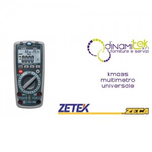 KM035 MULTIMETRO UNIVERSALE ZETEK Dinamitek 1