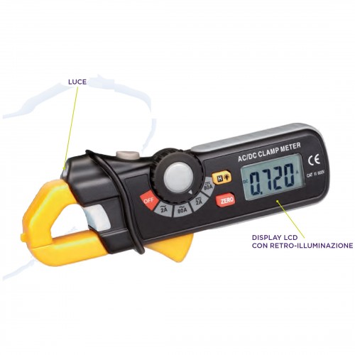 KM041 PINZA AMPEROMETRICA ZETEK Dinamitek 2