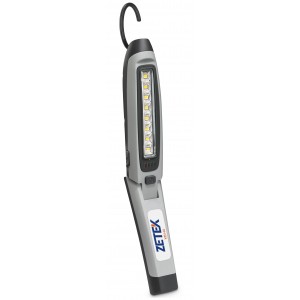 KB140 LAMPADA RICARICABILE CON 8 SMD LED(4W) + 1 W SPOT LED. CON CARICABATTERIE USB 100-240V E 12-24V ZETEK Dinamitek 2