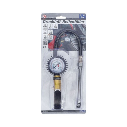 BGS TECHNIC BGS55412 DISPOSITIVO DI GONFIAGGIO 0-15 BAR Dinamitek 4