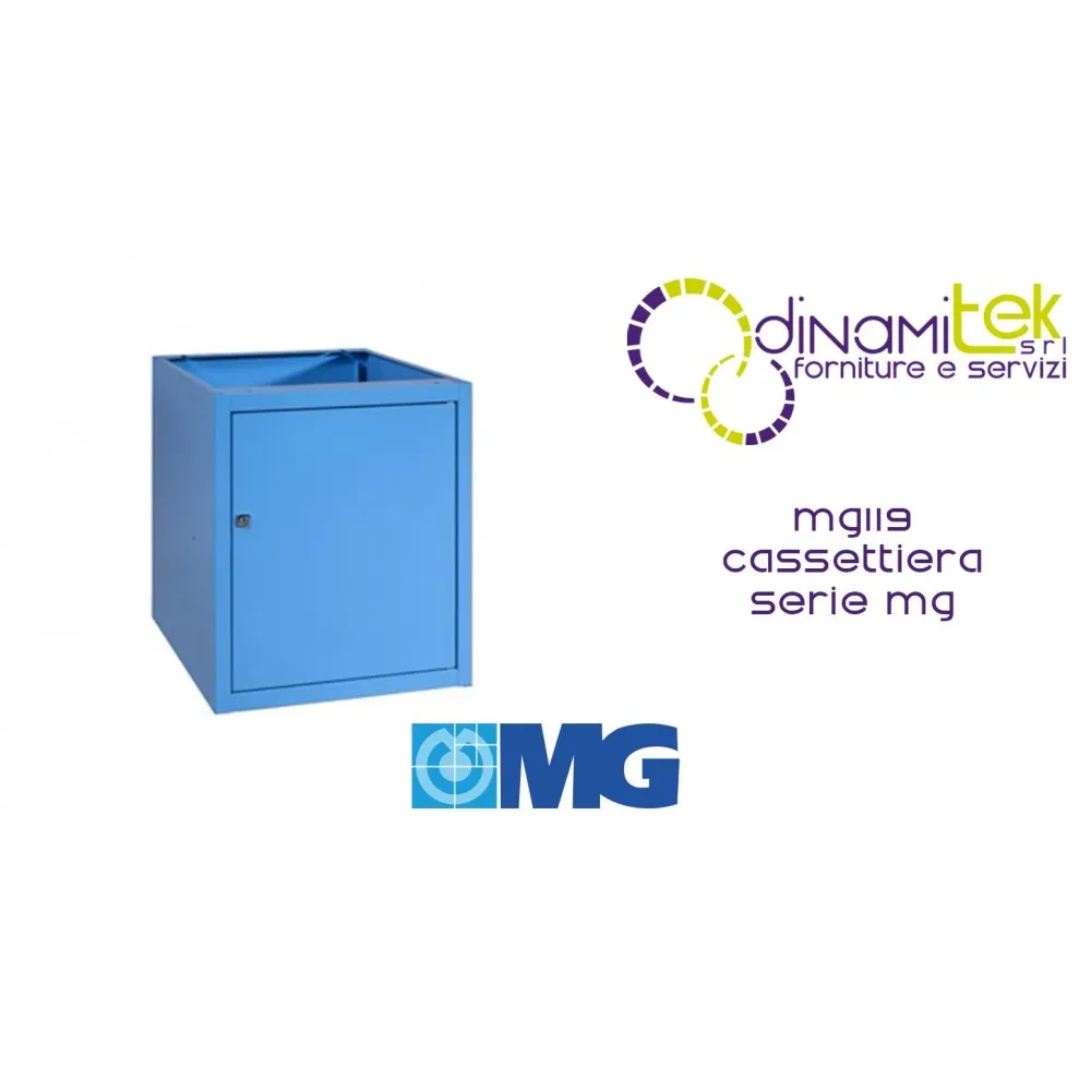 MG119 CASSETTIERA PER BANCHI 1 ANTA mm 505x620x600h MG SERIE BX Dinamitek 1