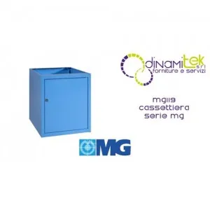 MG119 CASSETTIERA PER BANCHI 1 ANTA mm 505x620x600h MG SERIE BX Dinamitek 1