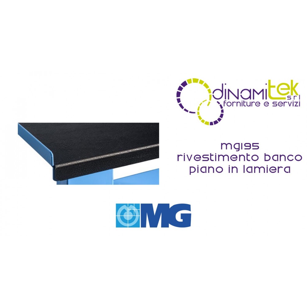 MG195 COPERTURA DI LAMIERA RIVESTITA CON GOMMA PER PIANI IN LAMIERA mm1000x700 MG Dinamitek 1