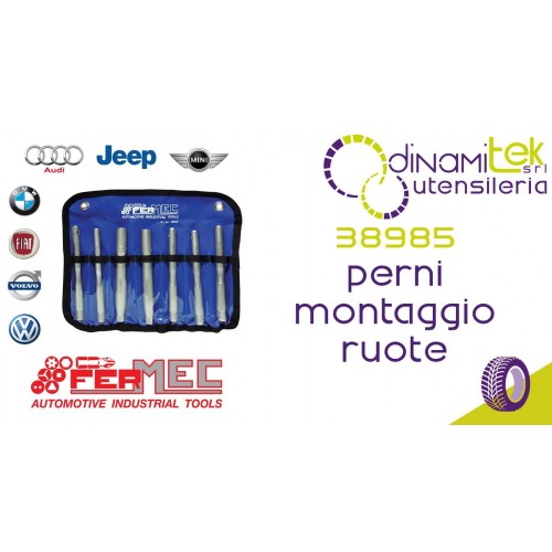 FERMEC 38985 PERNI DI GUIDA PER MONTAGGIO RUOTE Dinamitek 1