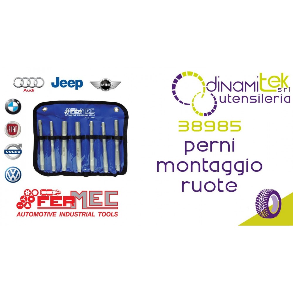 FERMEC 38985 PERNI DI GUIDA PER MONTAGGIO RUOTE Dinamitek 1