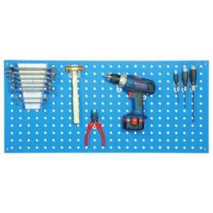 PDP10 PANNELLO PORTA ATTREZZI FORO QUADRO mm 10000x450h MG Dinamitek 2