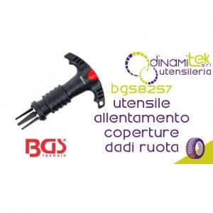 BGS TECHNIC BGS8257 UTENSILE DI ALLENTAMENTO COPERTURE DADI RUOTA Dinamitek 1