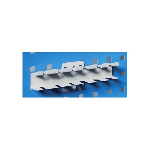 GAN41 GANCIO PORTACACCIAVITI PER PANNELLO FORO QUADRO mm 200x30x40h MG Dinamitek 2