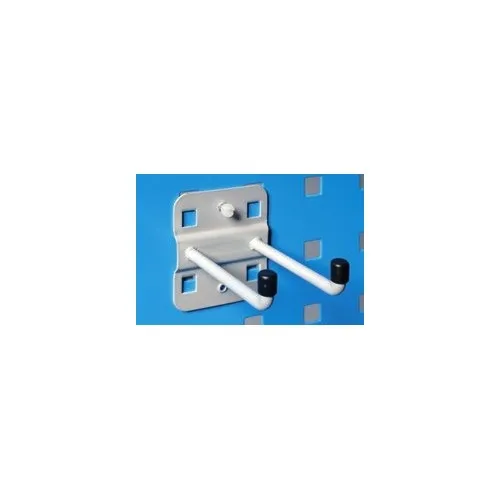 GAN23 GANCIO DOPPIO PER PANNELLO FORO QUADRO mm 75 MG Dinamitek 2