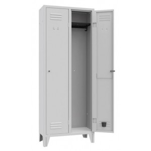 MG210-SP ARMADIO SPOGLIATOIO CON 2 ANTE SEPARATE mm 690x330x1800h MG Dinamitek 2