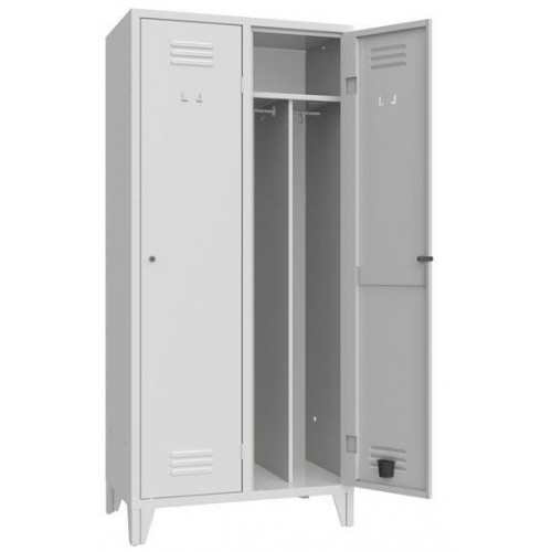 MG219/A-SP ARMADIO SPOGLIATOIO CON 2 ANTE SEPARATE E 2 DIVISORI VERTICALI mm 810x500x1800h MG Dinamitek 2