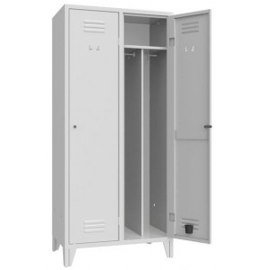 MG219/A-SP ARMADIO SPOGLIATOIO CON 2 ANTE SEPARATE E 2 DIVISORI VERTICALI mm 810x500x1800h MG Dinamitek 2