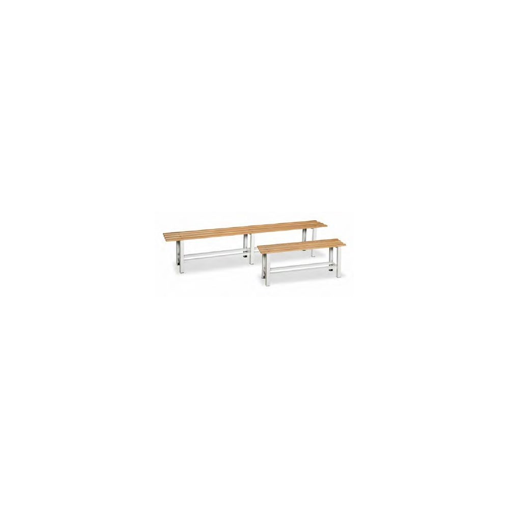 MG2420 PANCA SPOGLIATOIO STRUTTURA IN METALLO E DOGHE IN LEGNO mm 2000x320x485h MG Dinamitek 2