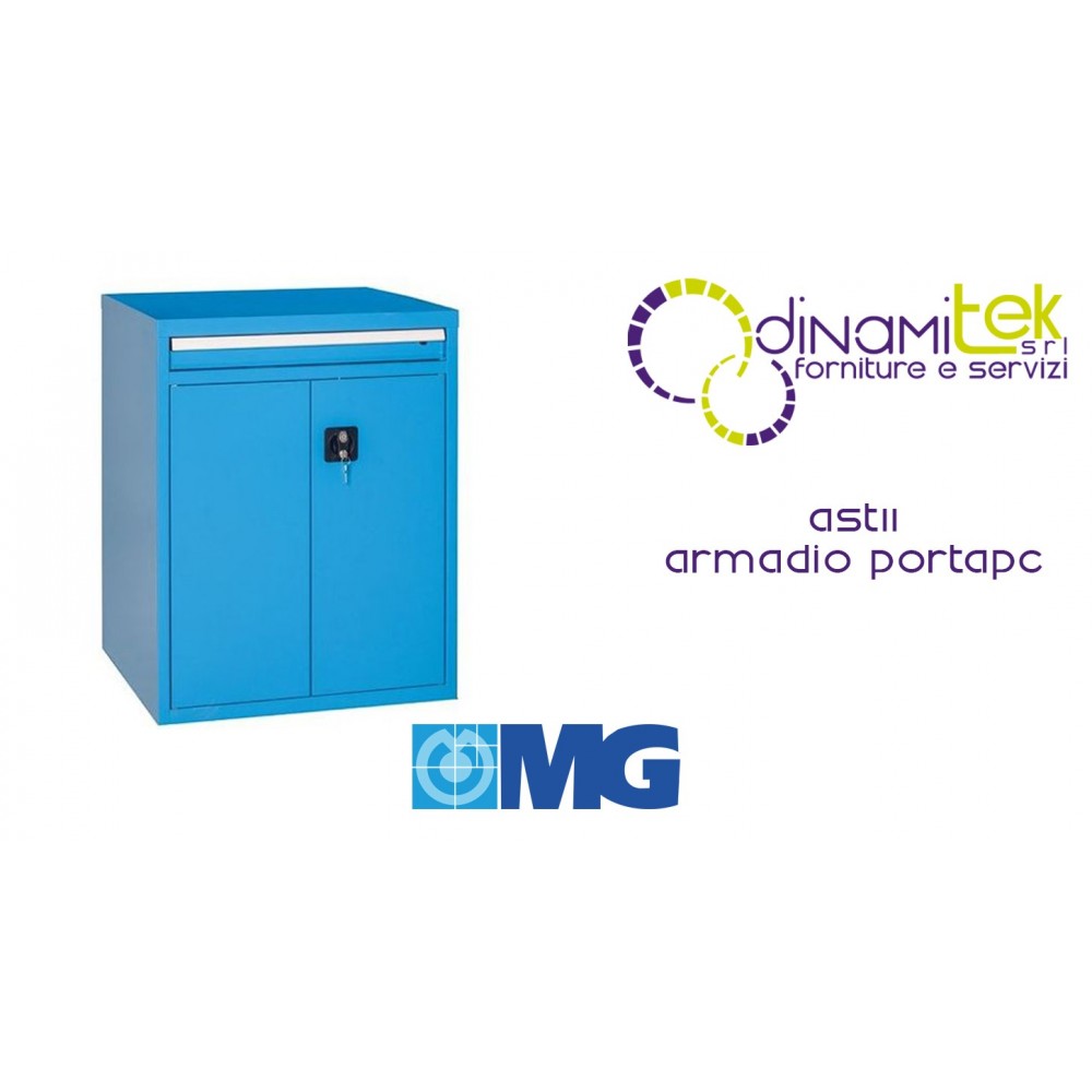 AST11 MODULO INFERIORE ARMADIO PORTA PC mm 717x640x948h MG Dinamitek 1