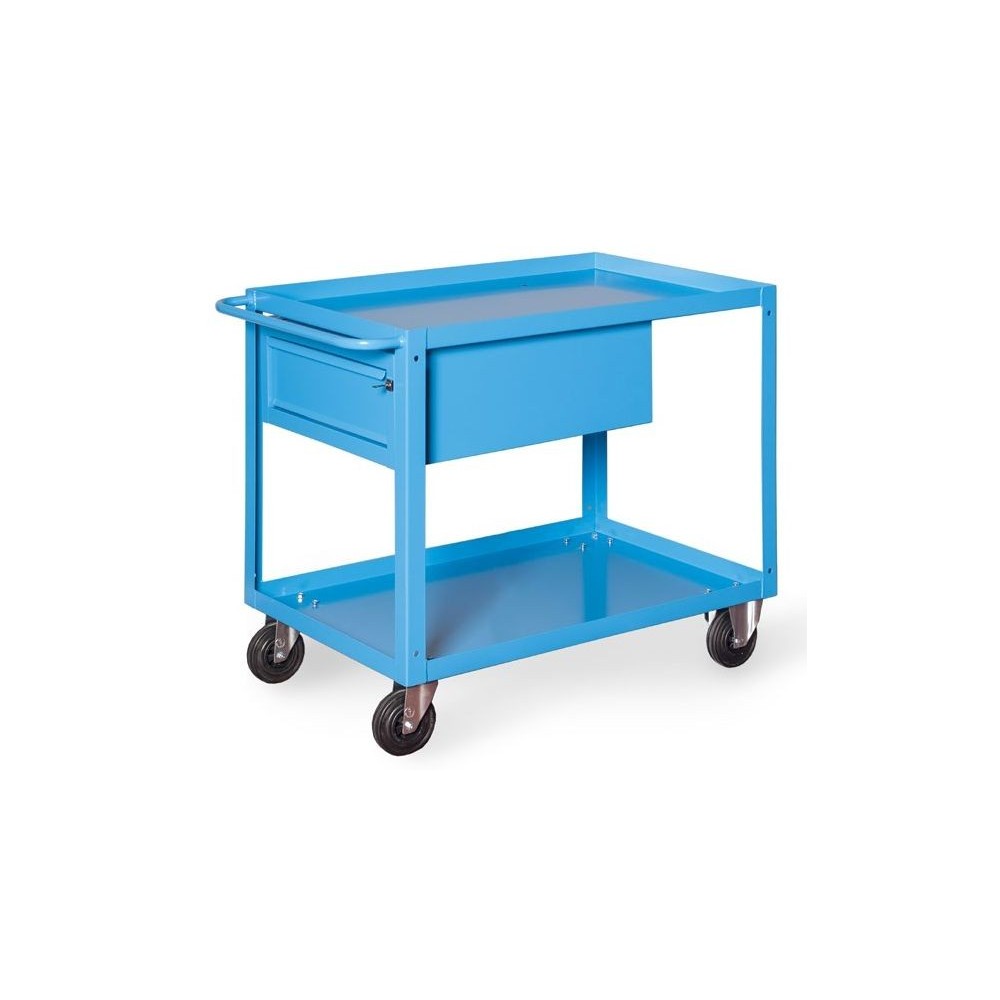 MG405A/A CARRELLO MONOBLOCCO 2 RIPIANI 1 CASSETTO mm 920x600x840h MG Dinamitek 2