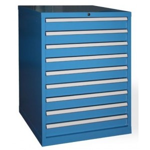 M100 02V CASSETTIERA PORTAUTENSILI 9 CASSETTI AD ESTRAZIONE TOTALE mm 717x725x1000h MG LINEA TOP Dinamitek 2