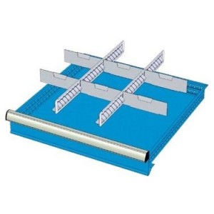 SD15001 SEPARATORI PER CASSETTI mm 150 CON 2 DIVISORI FESSURATI 36 U 6 DIVISORI TRASVERSALI 12 U MG LINEA TOP Dinamitek 2