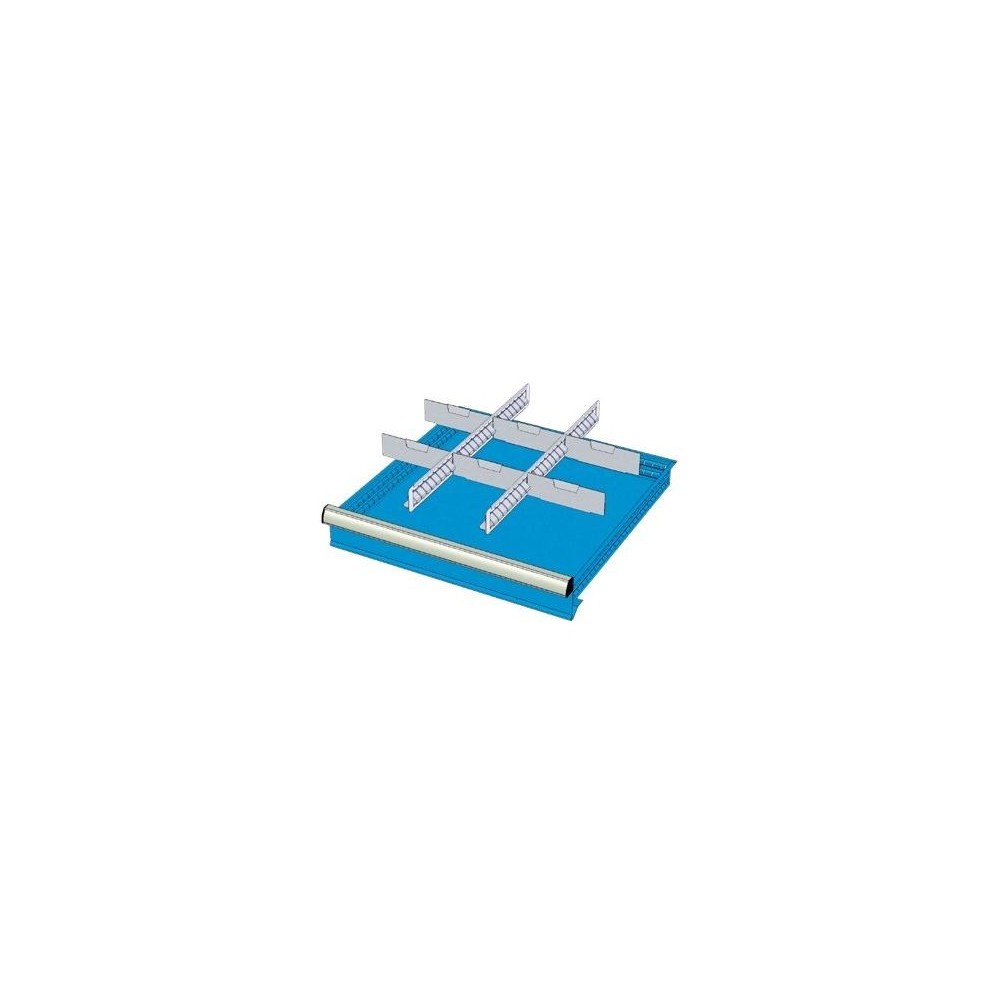 SD20001 SEPARATORI PER CASSETTI mm 200 CON 2 DIVISORI FESSURATI 36 U 6 DIVISORI TRASVERSALI 12 U MG LINEA TOP Dinamitek 2