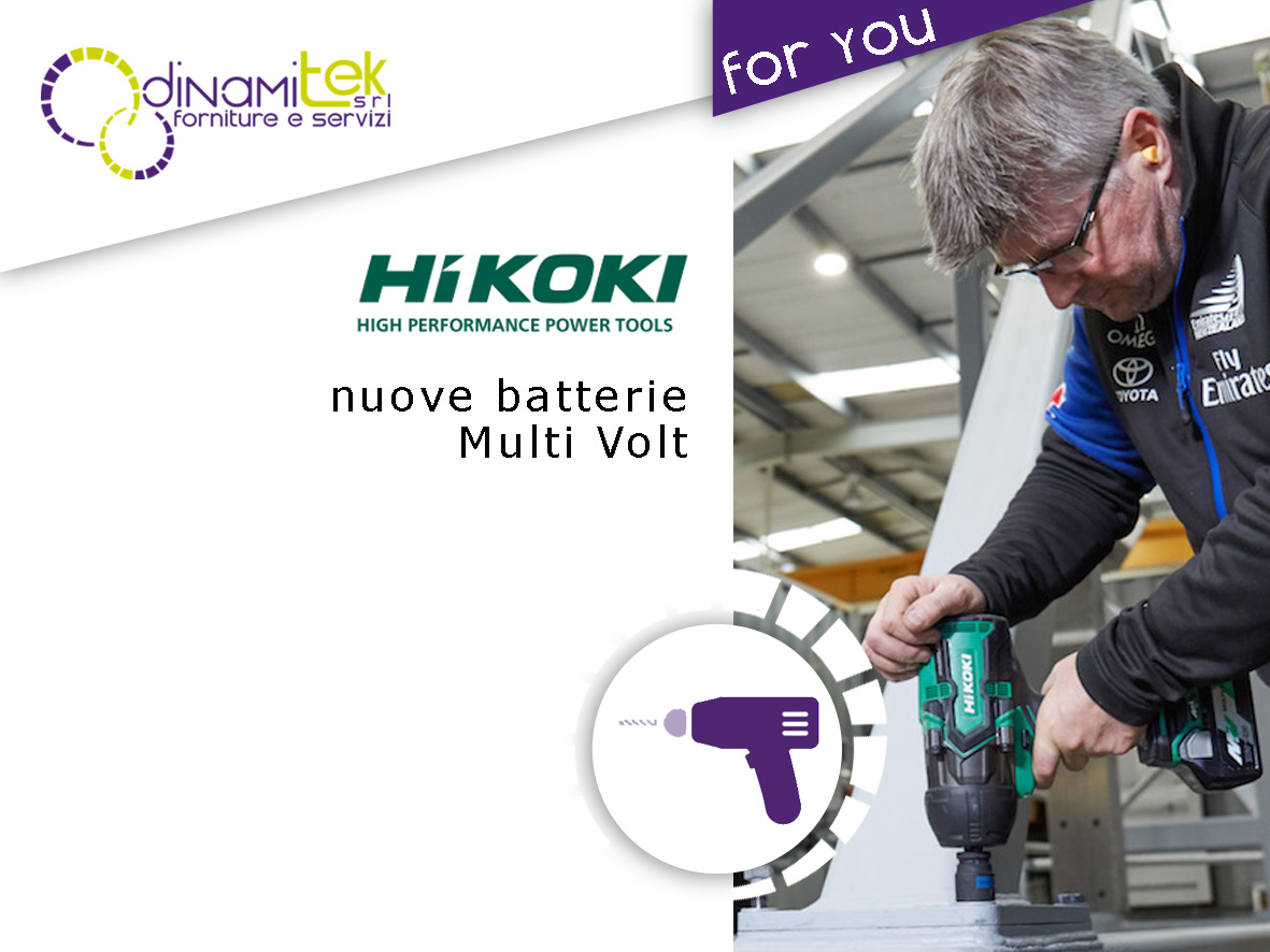 DINAMITEK PRESENTA ELETTROUTENSILI AL LITIO HIKOKI